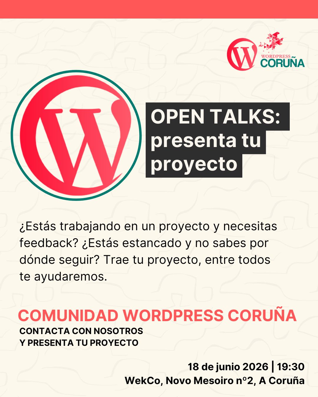 OPEN TALKS: presenta tu proyecto