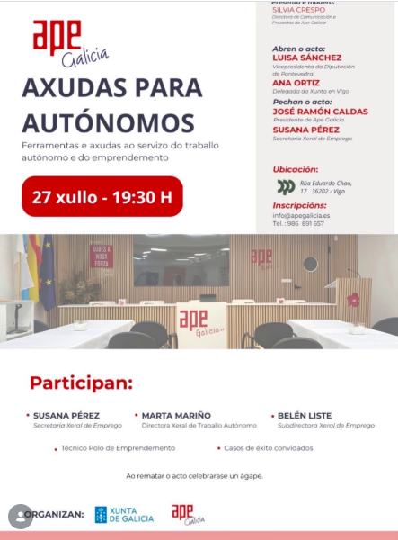 Axudas para autónomos