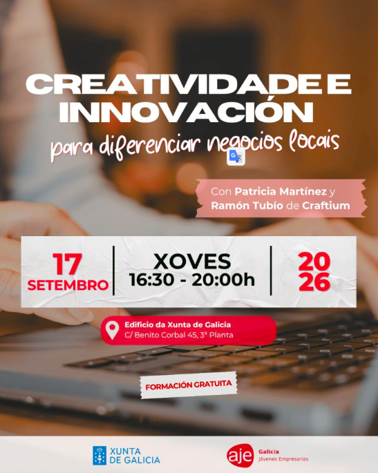 Creatividade e innovación para diferenciar negocios locais